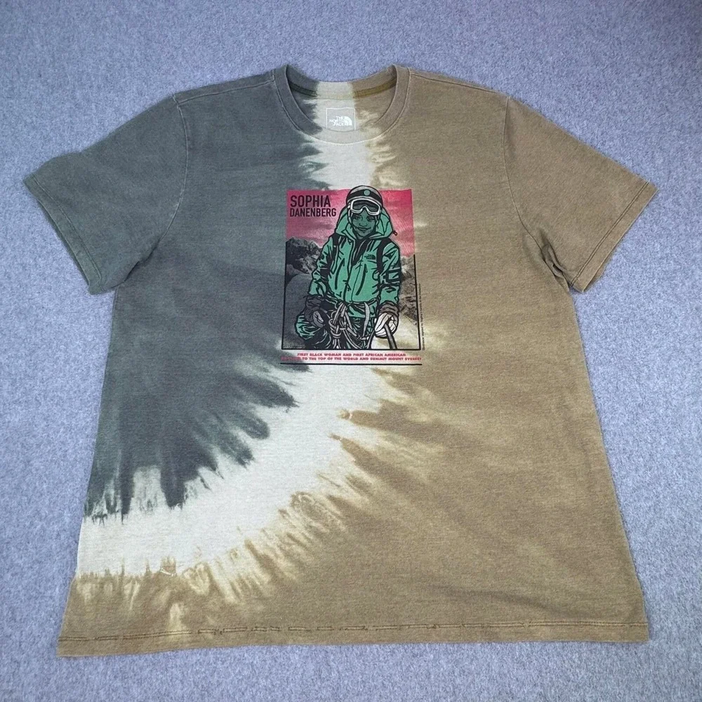 The North Face T-Shirt Mens XL Brown Sophia Danenberg Black History Month
